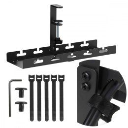 Maclean Organizer MC-105 B podbiurkowy na kable praktyczny