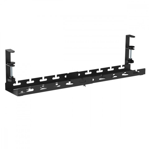 Organizer kabli Maclean MC-103 B regulowany podbiurkowy uchwyt