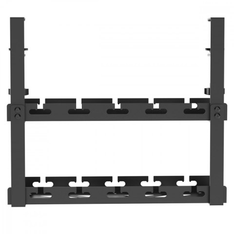 Organizer Maclean MC-104 B podbiurkowy na kable czarny solidny