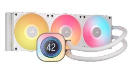 Corsair iCUE LINK TITAN 360 RX LCD chłodzenie CPU AIO 360mm białe RGB ciche