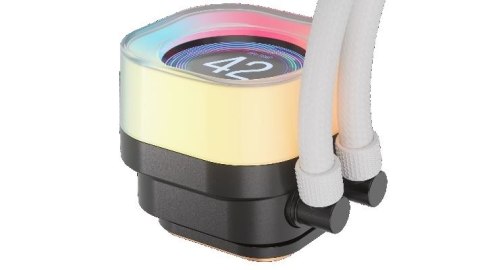 Corsair iCUE LINK TITAN 360 RX LCD chłodzenie CPU AIO 360mm białe RGB ciche