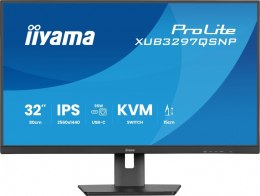 Monitor iiyama ProLite XUB3297QSNP-B1 32 QHD IPS USB-C 95W KVM USB HUB 4x