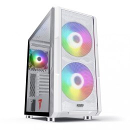 Obudowa Modecom Volcano Amirani ARGB biała z USB C i RGB LED