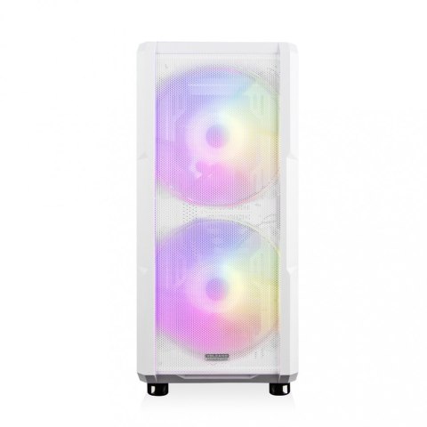 Obudowa Modecom Volcano Amirani ARGB biała z USB C i RGB LED