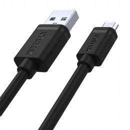 Unitek Kabel microUSB 2.0 zestaw 5 sztuk szybkie ładowanie 2,4A