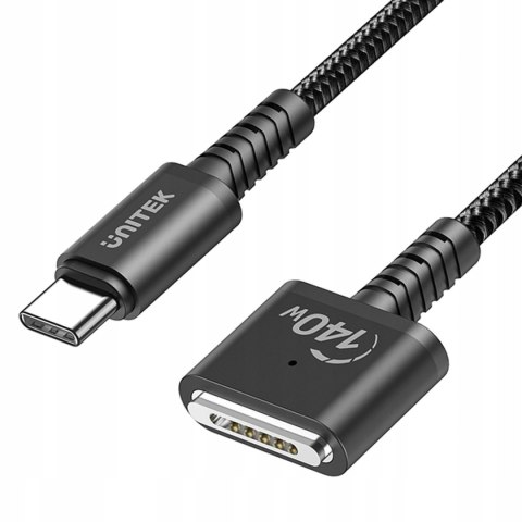 Unitek Kabel zasilający USB C MagSafe 3 140W 3m