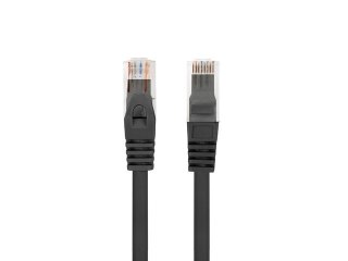 Patchcord Lanberg CAT6 1m UTP czarny solidny sieciowy kabel