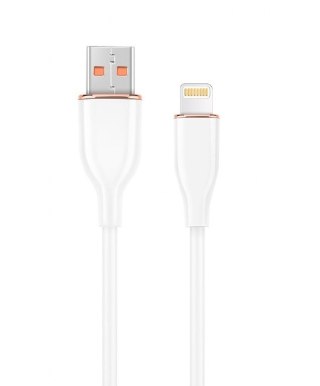 Gembird Kabel USB-A 8pin 1.5m Biały ładowanie i transfer danych