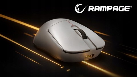 Rampage Clax Mysz bezprzewodowa gaming ultralekka 54 g 24000 DPI