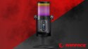 Rampage Diyez mikrofon gamingowy dotykowy RGB USB C czarny