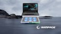 Rampage FREEZ Podstawka chłodząca laptopy 9-17 6 wentylatorów RGB srebrna