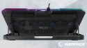 Rampage FREEZ Podstawka chłodząca laptopy 9-17 6 wentylatorów RGB srebrna