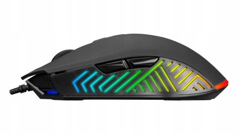 Rampage Mysz SPEAR V2 gamingowa RGB 12800 DPI 1kHz makro