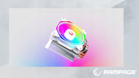 Rampage Octagon C50 Chłodzenie procesora 120mm ARGB PWM wydajne