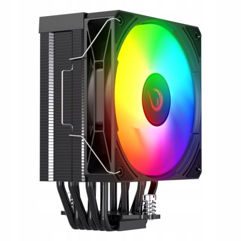 Rampage Octagon C70 Chłodzenie procesora 120mm ARGB LCD wydajne czarne