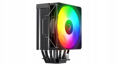 Rampage Octagon C70 Chłodzenie procesora 120mm ARGB LCD wydajne czarne