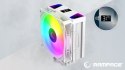 Rampage Octagon C70 Chłodzenie procesora 120mm ARGB LGA1700 AM5 LCD białe