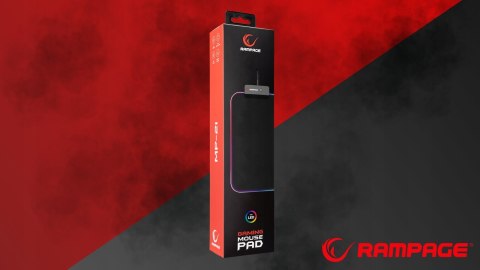 Rampage Podkładka pod mysz MP-23 RGB podświetlana LED antypoślizgowa gaming