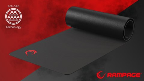 Rampage Pulsar XL podkładka gaming 30x80 cm wodoodporna czarna mata