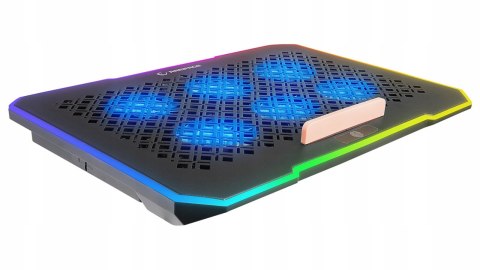 Rampage S48 FREEZ Podstawka chłodząca pod laptop 9-17 RGB 6 wentylatorów