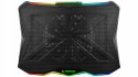 Rampage Showy AD-RC8 podstawka chłodząca pod laptop 10-17 RGB regulowana