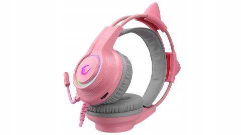 Rampage Słuchawki X-CATTY 7.1 RGB gamingowe z mikrofonem 50mm