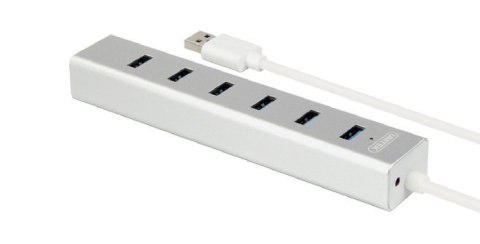 Unitek HUB 7xUSB 3.0 aluminiowy zasilany szybkie ładowanie