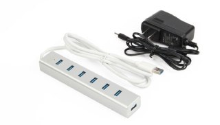 Unitek HUB 7xUSB 3.0 aluminiowy zasilany szybkie ładowanie
