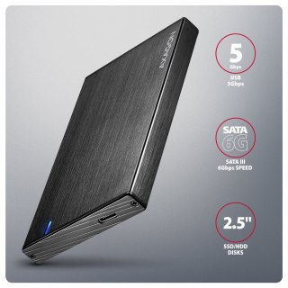 AXAGON EE25-XA6C Obudowa 2.5 USB-C 5Gbps aluminiowa lekka