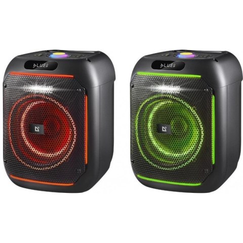 Głośnik Bluetooth Defender Boomer 65W czarny z LED i MP3
