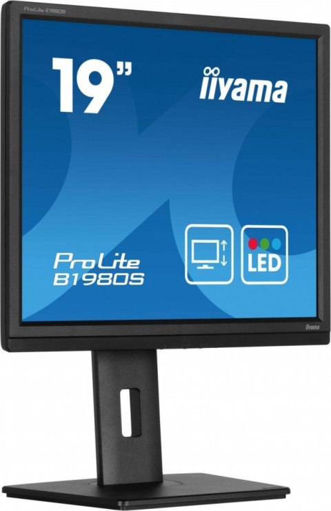 Monitor iiyama ProLite B1980S-B1 19 5:4 SXGA HDMI DP pivot regulacja 150 mm