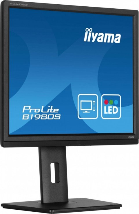 Monitor iiyama ProLite B1980S-B1 19 5:4 SXGA HDMI DP pivot regulacja 150 mm
