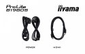 Monitor iiyama ProLite B1980S-B1 19 5:4 SXGA HDMI DP pivot regulacja 150 mm