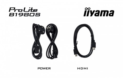 Monitor iiyama ProLite B1980S-B1 19 5:4 SXGA HDMI DP pivot regulacja 150 mm