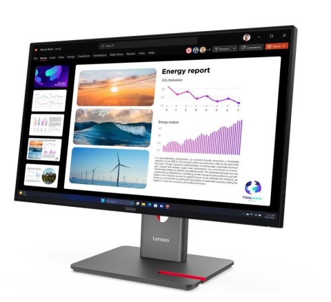 Monitor Lenovo ThinkVision P24q 40 23.8 cala QHD IPS LED 120 Hz USB C pivot