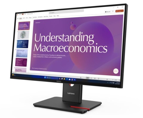 Monitor Lenovo ThinkVision T24D-40 24 Full HD IPS 120 Hz pivot hub USB LAN