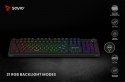 Klawiatura mechaniczna Savio STYX Peach Silent RGB gamingowa