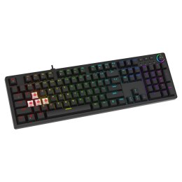 Klawiatura mechaniczna Savio STYX Red gamingowa RGB hot swap