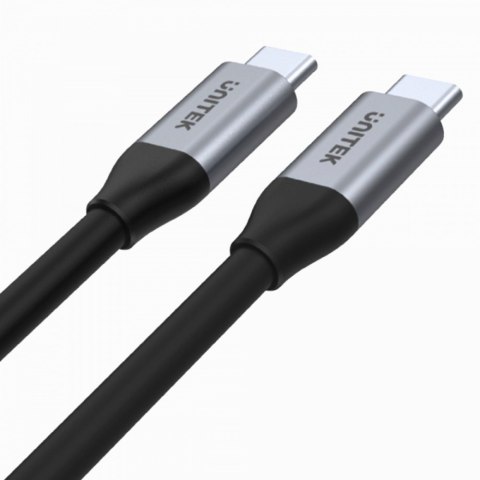 Kabel Unitek 2m USB-C do USB-C 100W 4K 5Gbps szybki aluminiowy