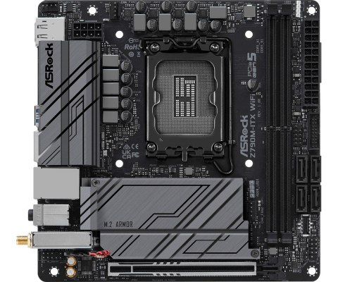 Płyta główna ASRock Z790M-ITX WiFi 6E LGA1700 DDR5 mini ITX PCIe 5.0 M.2