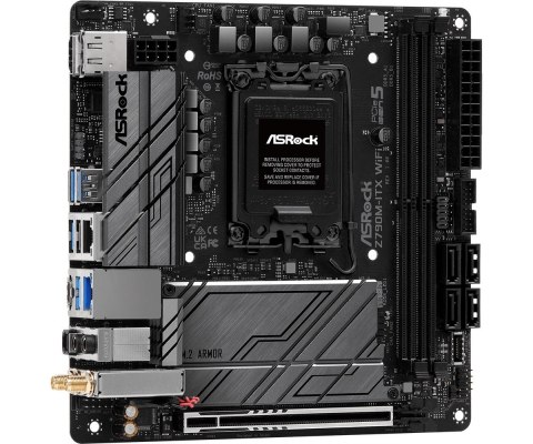 Płyta główna ASRock Z790M-ITX WiFi 6E LGA1700 DDR5 mini ITX PCIe 5.0 M.2