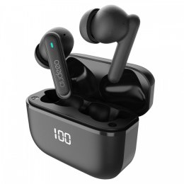Słuchawki Audeeo TWS Aeropods ANC Bluetooth sportowe czarne
