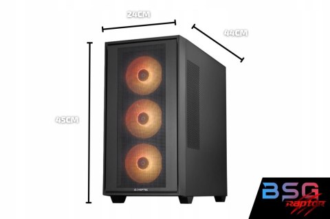 BSG Raptor V40 AMD Ryzen 7 AMD Radeon RX 9060 XT 16GB DDR5 256GB SSD Windows 11 Pro