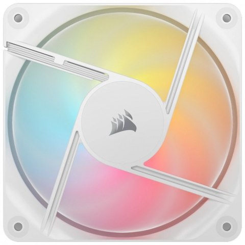 Wentylator Corsair RS120-R 3-pak ARGB biały stylowy i cichy
