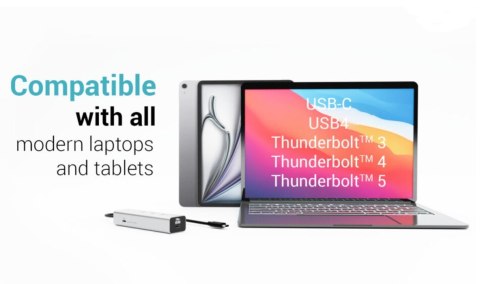 I-tec HUB USB-C 5 portów z 8K video i Power Delivery 85W