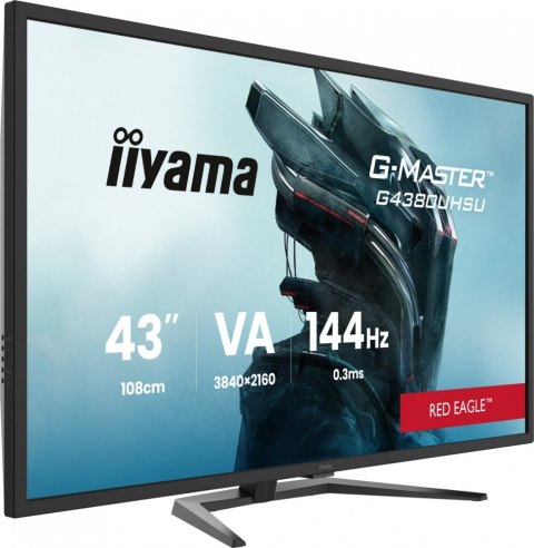Monitor iiyama G Master G4380UHSU-B2 43 cal 4K 144Hz VA 0.3ms gaming szybki