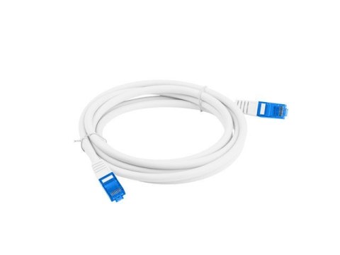 Patchcord Lanberg 3m CAT6a S/FTP biały do sieci LAN LSZH