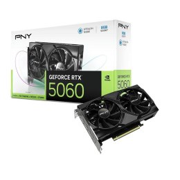 Karta graficzna PNY GeForce RTX 5060 8GB gaming HDMI 2 wentylatory
