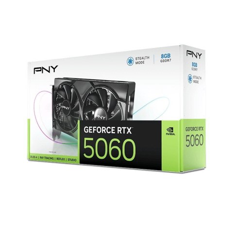 Karta graficzna PNY GeForce RTX 5060 8GB gaming HDMI 2 wentylatory