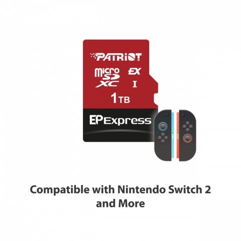 Karta microSDXC Patriot Express 1TB 800MB s V30 UHS I do Nintendo Switch 2